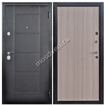 Серая входная дверь в квартиру SVDV-08 - купить от производителя Мосдвери Серая входная дверь в квартиру SVDV-08