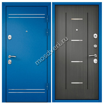 Синие входные двери в квартиру SVK-18 - купить от производителя Мосдвери Синие входные двери в квартиру SVK-18