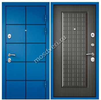 Синие входные двери в квартиру SVK-23 - купить от производителя Мосдвери Синие входные двери в квартиру SVK-23