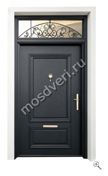 Входная дверь в квартиру с фрамугой DDV-03 - купить от производителя Мосдвери Входная дверь в квартиру с фрамугой DDV-03